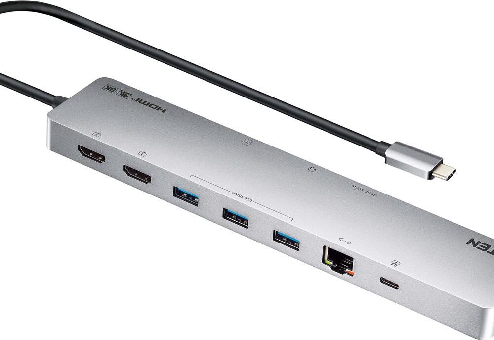 ATEN USB-C Multiport Dock 4K Dual Display (UH3240)