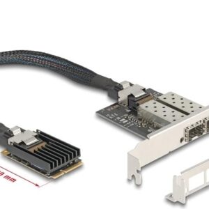 Delock Mini PCIe I/O full size 2 x SFP Gigabit LAN (95281)