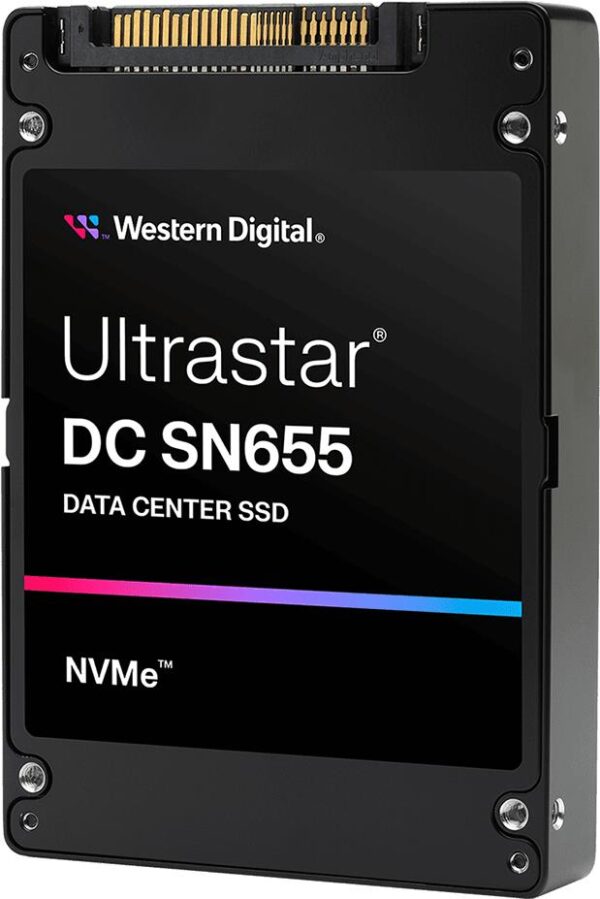 WD Ultrastar DC SN655 WUS5EA138ESP7E4 - SSD - Datencenter - verschlüsselt - 3,84TB - intern - 2,5" (6,4 cm) - U.3 PCIe 4,0 (NVMe) - TCG Ruby Encryption (0TS2467)