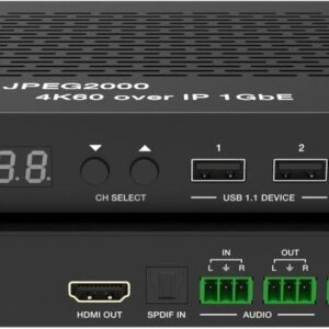 VivoLink AV over IP 4K60Hz JPEG2000 Videowall Matrix - Decoder (VLVWIP2000-DEC)