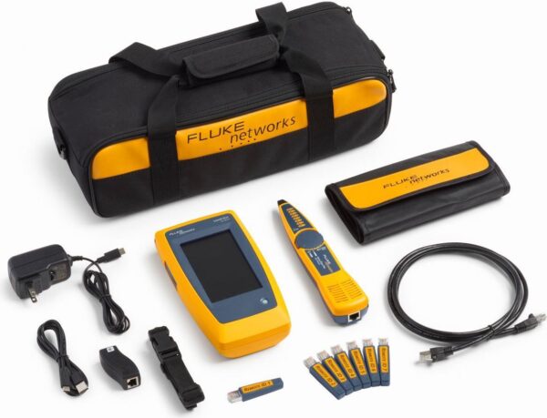 Fluke Networks LIQ-DUO-KIT-H6-EU Netzwerktester Passend für Netzwerk-Spezifikationen CAT 4 (6029296)