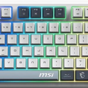 MSI Forge GK600 TKL W Sky DE GAMING Keyboard Black retail (S11-43DEP01-HH9)