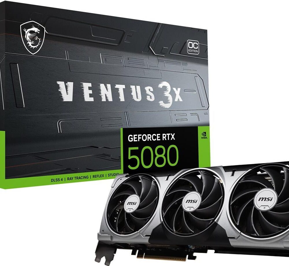 MSI GeForce RTX 5080 16G VENTUS 3X OC - Grafikkarten (V531-095R)