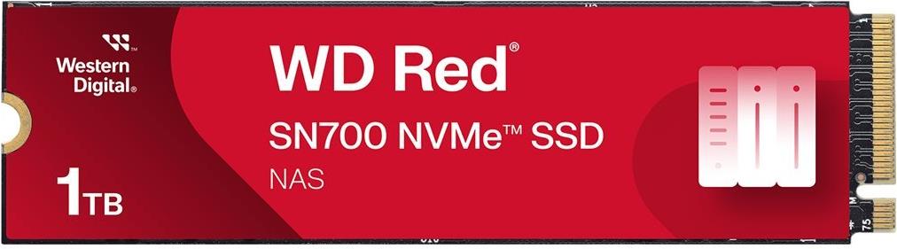 WD Red SN700 WDS100T1R0C-68BDK0 - SSD - 1TB - intern - M.2 2280 - PCIe 3,0 x4 (NVMe) (WDS100T1R0C-68BDK0)