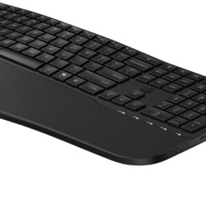 HP 685 Comfort Dual-Mode-Tastatur und -Maus - Volle Größe (100%) - Kabellos - RF Wireless + Bluetooth - Schwarz - Maus enthalten - QWERTY (8T6L7UT#ABB)