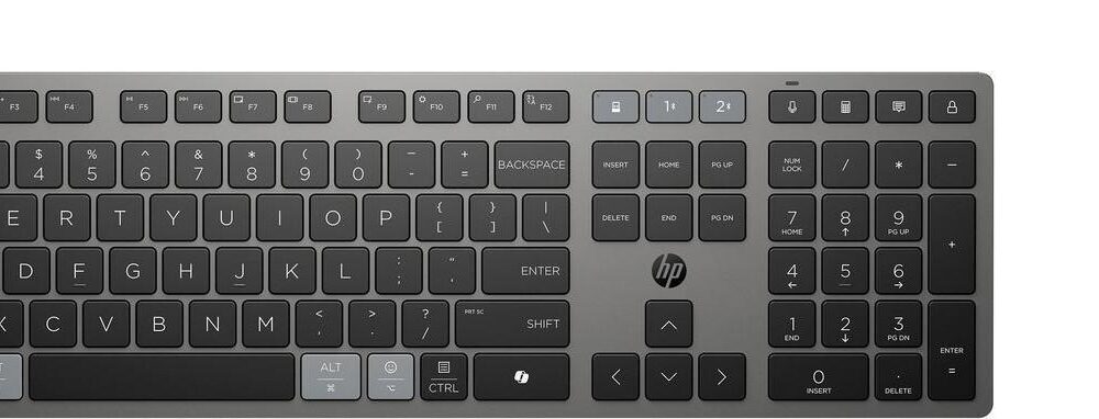 HP 725 Multi Rchrgbl WLS KB/MSE EMEA-INT - Tastatur - QWERTY (9T5B0UT#ABB)