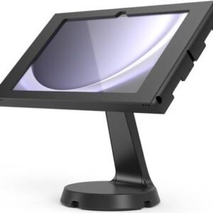 Compulocks Galaxy Tab A9+ Apex Enclosure Mast Counter Stand - Befestigungskit (Gehäuse, Aufstellung) - für Tablett - verriegelbar - Metall - Schwarz - Theke - für Samsung Galaxy Tab A9+ (333B11GAPX9B)