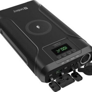 SANDBERG Survivor 7in1 - Powerbank - 76800 mAh - 276.48 Wh - 5 A - 5 Ausgabeanschlussstellen (DC5521, 2 x 24-poliger USB-C (PD) (421-15)