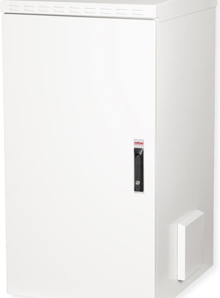 Roline Pro - Schrank Netzwerkschrank - außen, 600 x 600 mm (B x T) - geeignet für Wandmontage - RAL 7035, Hellgrau - 22U - 48.3 cm (19") (26.21.0092)