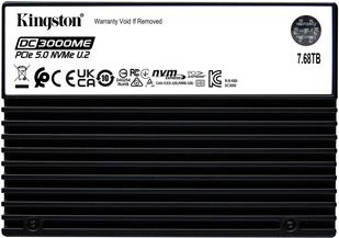 KINGSTON 7.68TB DC3000ME U.2 PCIe 5.0 NVMe TCG Opal Enterprise SSD (SEDC3000ME/7T6)
