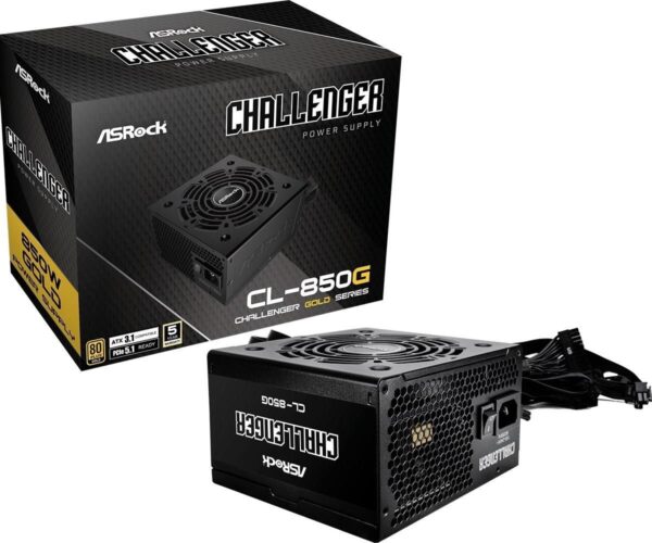 ASRock Challenger CL-850G Stromforsyning 850Watt - PC-/Server Netzteil (90-UXC085-GNEAAA)