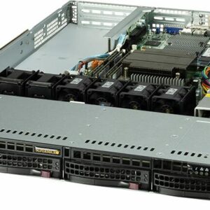 Supermicro SYS-510T-WTR-EU Server-Barebone Intel C256 LGA 1200 (Socket H5) Rack (1U) Schwarz (SYS-510T-WTR-EU)