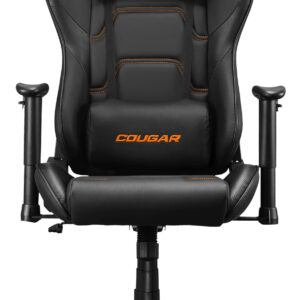 COUGAR Gaming Gaming-Stuhl Armor Elite - Schwarz - Universal-Gamingstuhl - 120 kg - Gepolsterter Sitz - Gepolsterte Rückenlehne - Universal - Schwarz (CGR-ELI-BLB)
