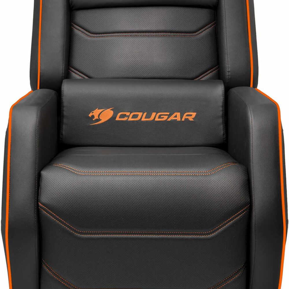 COUGAR Gaming Gaming Sofa Ranger S - Gaming-Sessel - 160 kg - Gepolsterter Sitz - Universal - Schwarz/Orange - Schwarz - Orange (CGR-RGS)