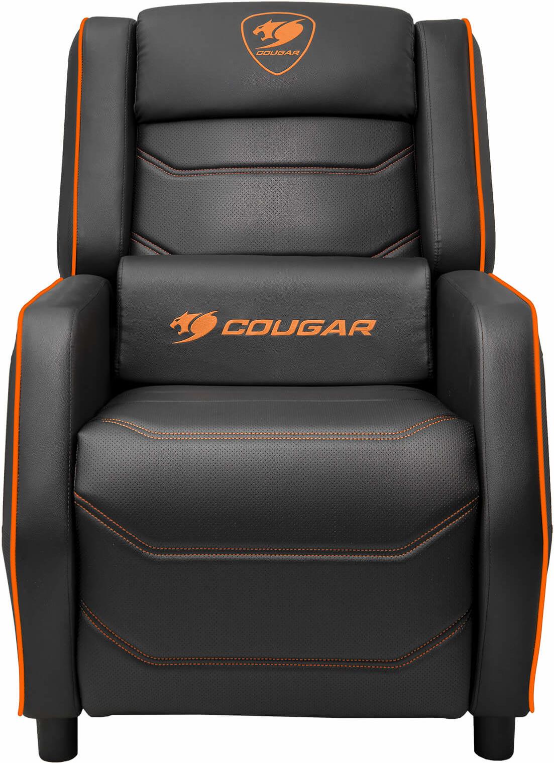 COUGAR Gaming Gaming Sofa Ranger S - Gaming-Sessel - 160 kg - Gepolsterter Sitz - Universal - Schwarz/Orange - Schwarz - Orange (CGR-RGS)