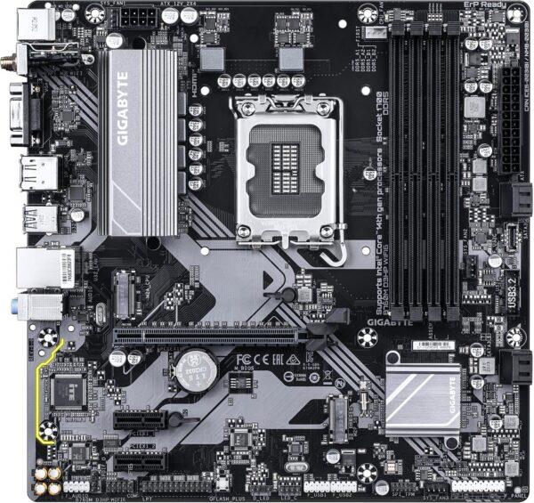 Gigabyte B760M D3HP WIFI6 - Motherboard - micro ATX - LGA1700-Sockel - B760 Chipsatz - USB-C 3.2 Gen 1, USB 3.2 Gen 1 - Gigabit LAN, Bluetooth, Wi-Fi 6 - Onboard-Grafik (CPU erforderlich) (B760M D3HP WIFI6)