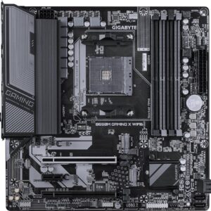 Gigabyte B550M GAMING X WIFI6 - Motherboard - micro ATX - Socket AM4 - AMD B550 Chipsatz - USB 3.2 Gen 1 - Gigabit LAN, Wi-Fi 6, Bluetooth - Onboard-Grafik (CPU erforderlich) (B550M GAMING X WIFI6)