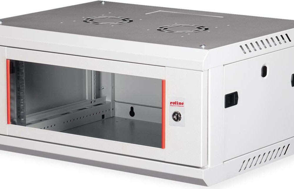 ROLINE 19 Zoll Wandgehäuse Basic Plus 600x450 BxT grau - Wandgehäuse (26.21.0122)