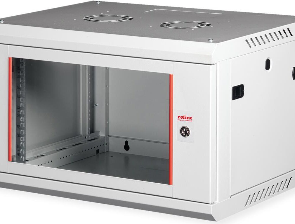 ROLINE 19 Zoll Wandgehäuse Basic Plus 600x450 BxT grau - Wandgehäuse (26.21.0123)