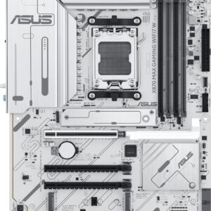 ASUS MB ASUS AMD AM5 X870 MAX GAMING WIFI7 White - Mainboard - AMD Sockel AM5 (Ryzen Zen4) (90MB1LZ0-M0EAY0)