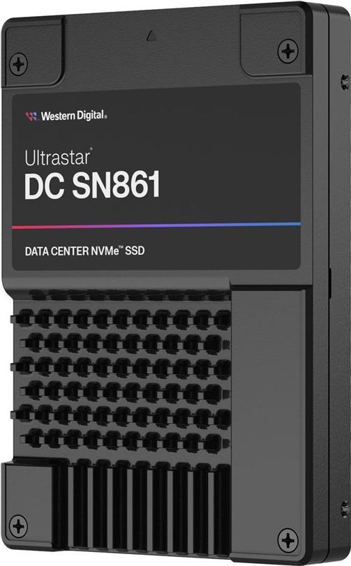 WD Ultrastar DC SN861 WUS6BA176PSP9X3 - SSD - Datencenter - 7,68TB - intern - 2,5" (6,4 cm) - U.2 PCIe 5,0 x4 (NVMe) (0TS2527)