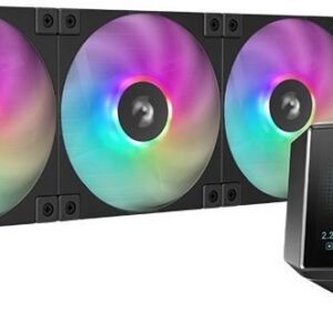 DeepCool MYSTIQUE 360 ARGB Prozessor All-in-One-Flüssigkeitskühler 12 cm Schwarz 1 Stück(e) (R-LX750-BKADSNC-G-1)