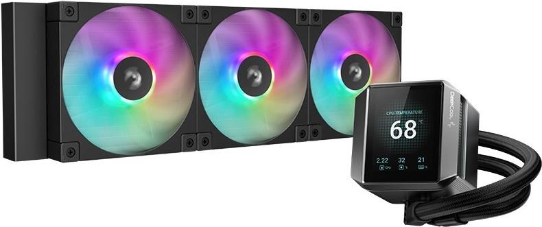 DeepCool MYSTIQUE 360 ARGB Prozessor All-in-One-Flüssigkeitskühler 12 cm Schwarz 1 Stück(e) (R-LX750-BKADSNC-G-1)