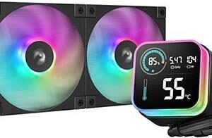 DeepCool LQ240 Prozessor Flüssigkeitskühlung 12 cm Schwarz 1 Stück(e) (R-LQ240-BKLSMW-G-1)
