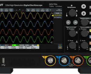 Voltcraft DOV704 Digital-Oszilloskop 70 MHz 4-Kanal 1.25 GSa/s 50 Mpts 12 Bit Digital-Speicher (VC-16753910)