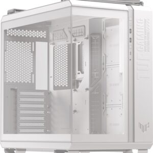 ASUS TUF Gaming GT502 Horizon - Mid tower Gaming - ATX - Seitenteil mit Fenster (gehärtetes Glas) - keine Spannungsversorgung - Schneeweiß - USB/Audio (90DC0093-B19010)