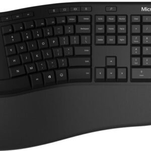 Microsoft Ergonomic Desktop Tastatur Maus enthalten Büro USB QWERTY Nordisch Schwarz (RJU-00009)