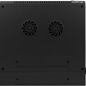 Lanberg WF02-6609-10B Rack 9U Wandmontiertes Regal Schwarz (WF02-6609-10B)