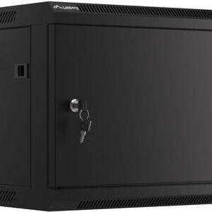 Lanberg WF01-6606-00B Rack 6U Wandmontiertes Regal Schwarz (WF01-6606-00B)