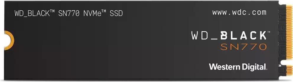 Western Digital WD_BLACK SN770 WDS100T3X0E - SSD - 1 TB - intern - M.2 2280 - PCIe 4.0 x4 (NVMe) (WDS100T3X0E-00B3N0)