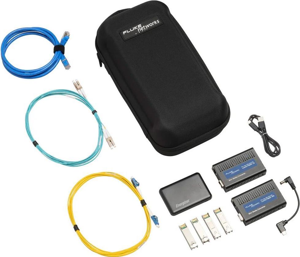 Fluke Networks FMC-1G Glasfaser-Medienkonverter Passend für Netzwerk-Spezifikationen CAT (6026303)