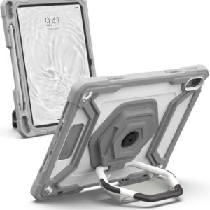 UAG Urban Armor Gear Plasma Healthcare Handstrap, Kickstand & Screen Protection Case § Apple iPad 11" (2025) / iPad 10,9" (2022) § weiß/grau (transparent) § bulk § 124470B14130 (124470114130)