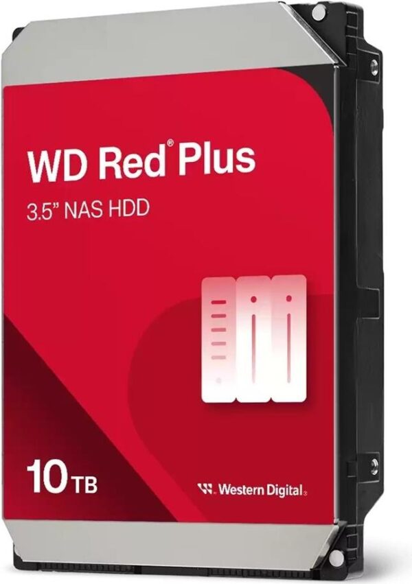 WD HDD Red Plus 10TB 3.5 SATA 512MB - Festplatte - Serial ATA (WD100EFGX)