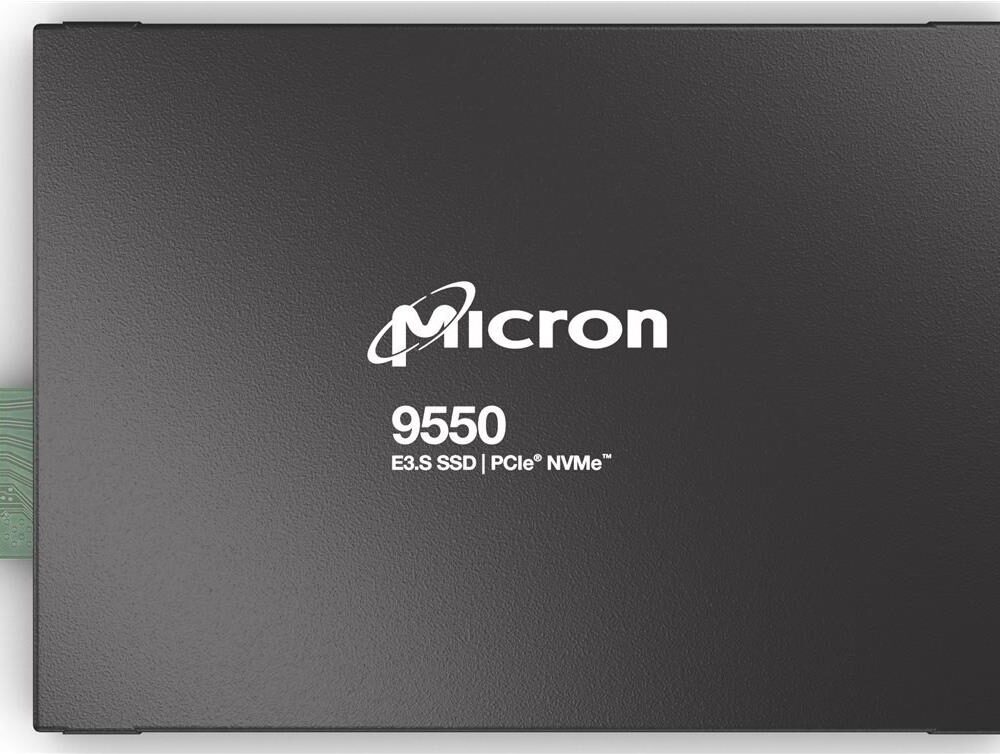 Micron 9550 PRO - SSD - Enterprise, Read Intensive - verschlüsselt - 15,36TB - intern - E3.S (E3.S) - PCI Express 5,0 x4 (NVMe) - 256-Bit-AES - TCG Opal Encryption 2,0, Self-Encrypting Drive (SED) - TAA-konform (MTFDLBQ15T3THA-1BK1DABYYR)