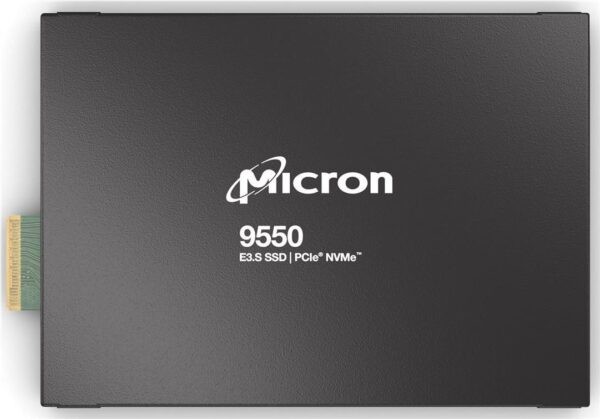 Micron 9550 PRO - SSD - Enterprise, Read Intensive - verschlüsselt - 15,36TB - intern - E3.S (E3.S) - PCI Express 5,0 x4 (NVMe) - 256-Bit-AES - TCG Opal Encryption 2,0, Self-Encrypting Drive (SED) - TAA-konform (MTFDLBQ15T3THA-1BK1DABYYR)