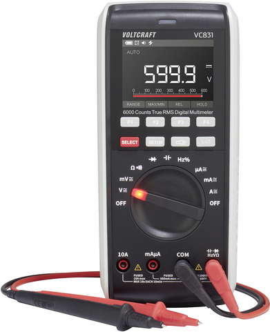 Voltcraft VC831 SE Hand-Multimeter digital CAT III 1000 V IV 600 V Anzeige Counts (VC-16714295)