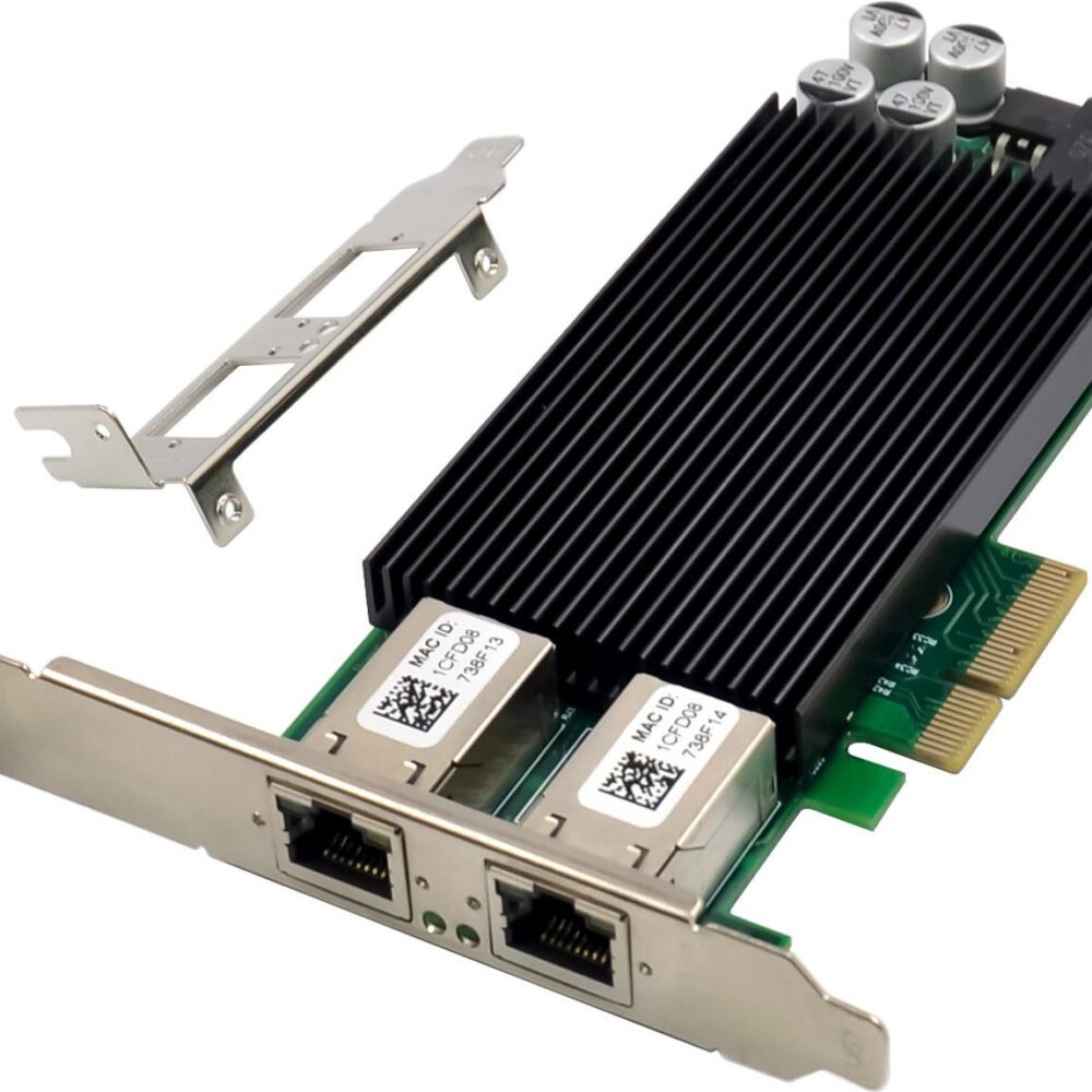 InLine Dual Gigabit Netzwerkkarte 2x RJ45 1 Gb/s PCIe x4 PoE+ (51125P)