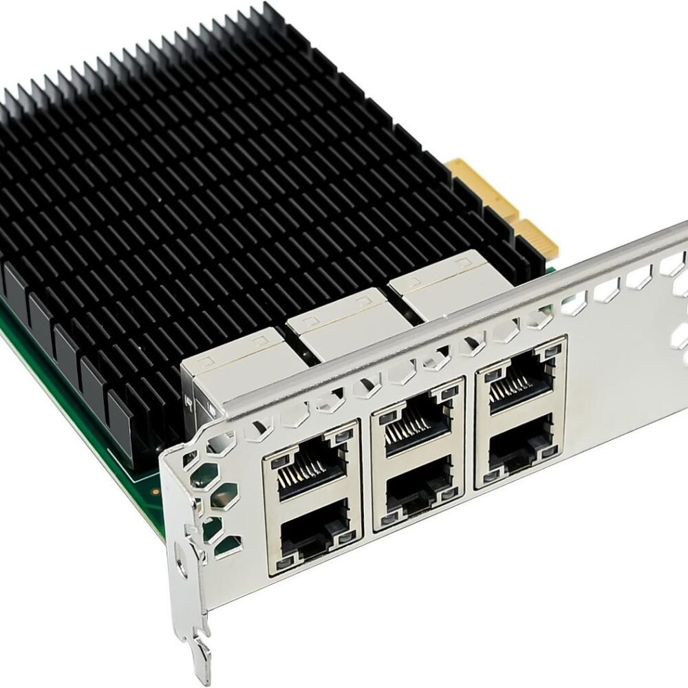 InLine 6-fach Gigabit Netzwerkkarte 6x RJ45 1 Gb/s PCIe x4 (51127C)