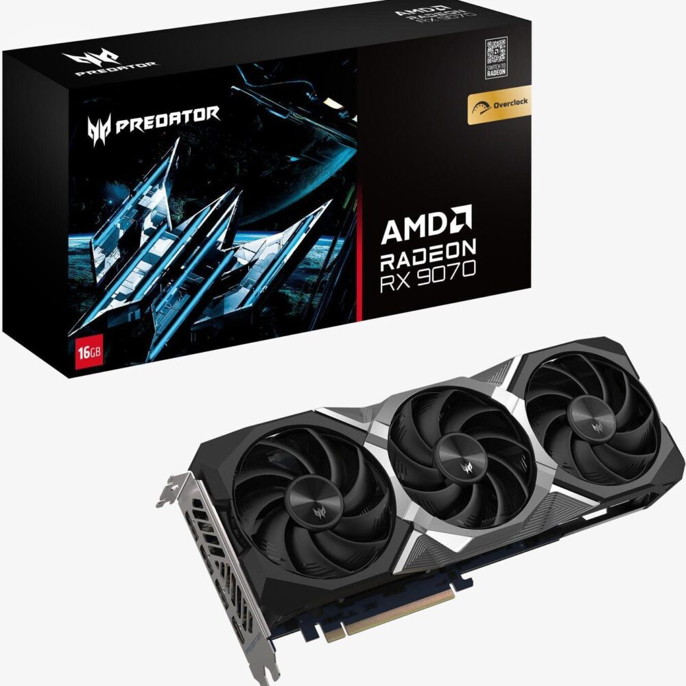 Acer VGA PREDATOR BiFrost AMD RX9070 OC 16GB GDDR6 1xHDMI/3xDP (DP.Z4GWW.P01)