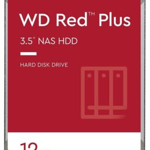 WD HDD Red Plus 12TB 3.5 SATA 512MB - Festplatte - Serial ATA (WD120EFGX)