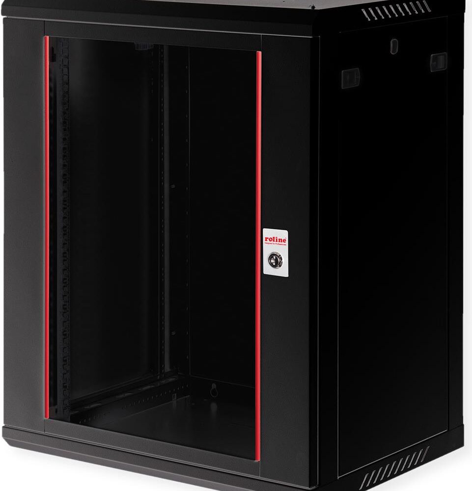 ROLINE 19 Zoll Wandgehäuse Basic Plus 600x450 BxT schwarz - Wandgehäuse (26.21.0287)