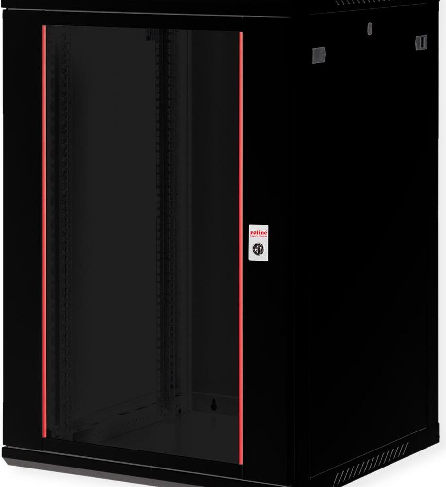 ROLINE 19 Zoll Wandgehäuse Basic Plus 600x600 BxT schwarz - Wandgehäuse (26.21.0293)