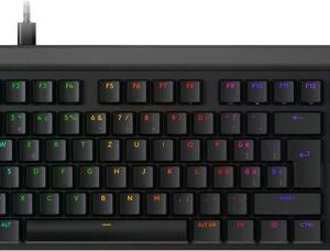 Logitech G G515 - Tastatur - TKL - Hintergrundbeleuchtung - USB - QWERTZ - Schweiz - Tastenschalter: GL Tactile - Schwarz (920-012887)