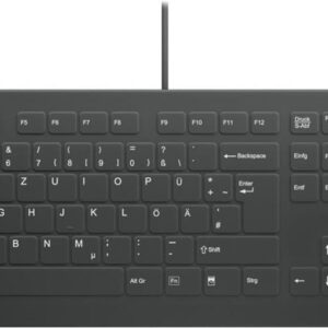 Active Key AK-C8112 - Tastatur - medizinisch - 100% - full size - waschbar - USB - QWERTZ - Schweiz - Tastenschalter: CHERRY SX - Schwarz (AK-C8112-U1-B/CH)