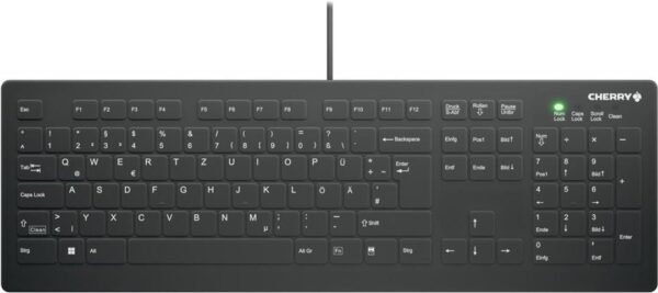 Active Key AK-C8112 - Tastatur - medizinisch - 100% - full size - waschbar - USB - QWERTZ - Schweiz - Tastenschalter: CHERRY SX - Schwarz (AK-C8112-U1-B/CH)