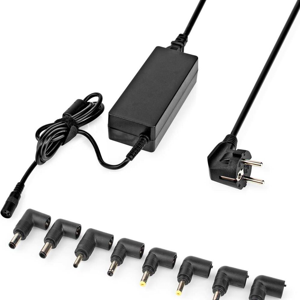 Nedis NBAU6501FBK Netzteil & Spannungsumwandler Drinnen 65 W Schwarz (NBAU6501FBK)